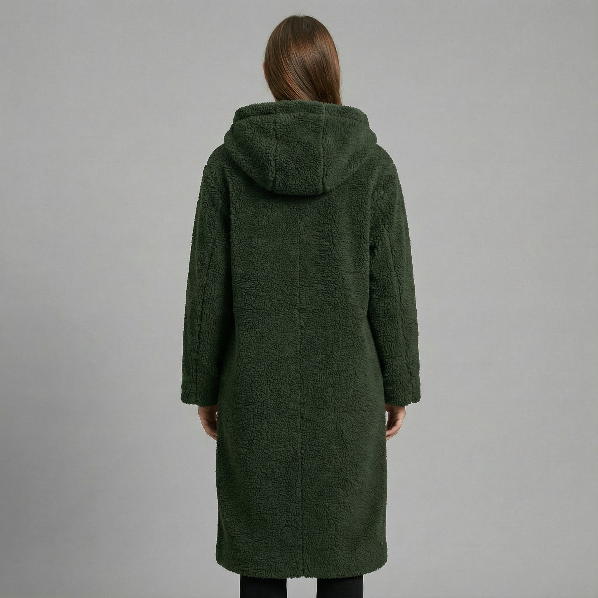 Classic Winter Coat with Hooded Design
