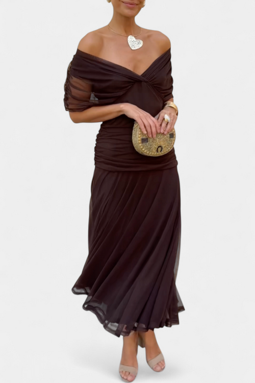 Elegant Dress with Flowing Silhouette