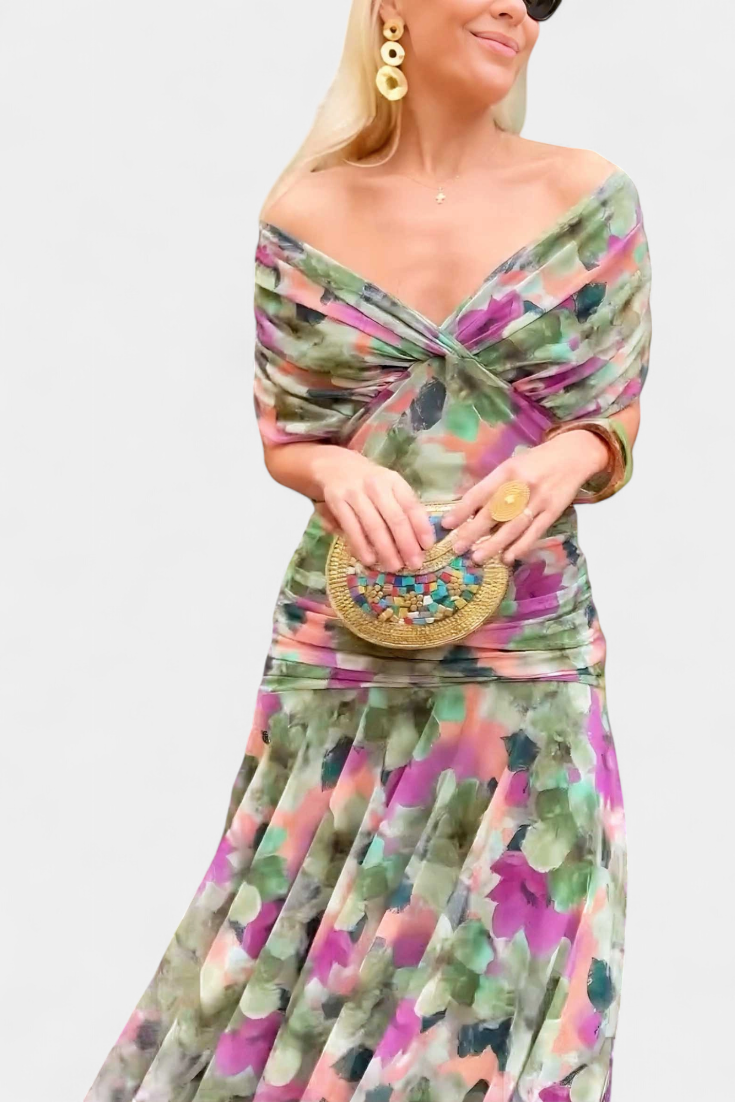 Elegant Dress with Flowing Silhouette