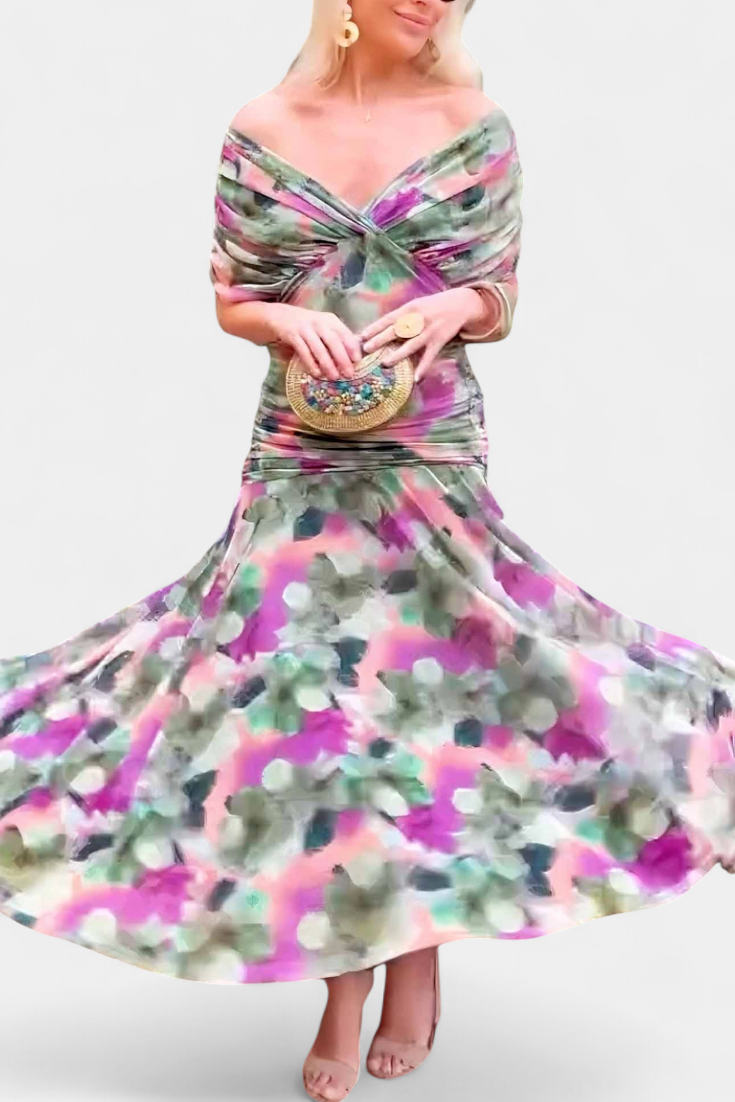 Elegant Dress with Flowing Silhouette