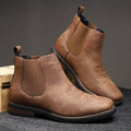 Men’s Chelsea Ankle Boots Western-Inspired Slip-On Design 0
