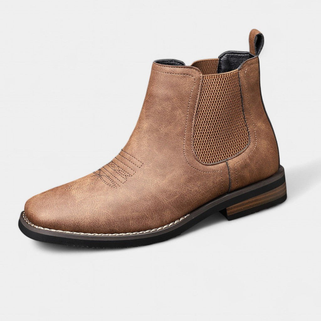 Men’s Chelsea Ankle Boots Western-Inspired Slip-On Design 1