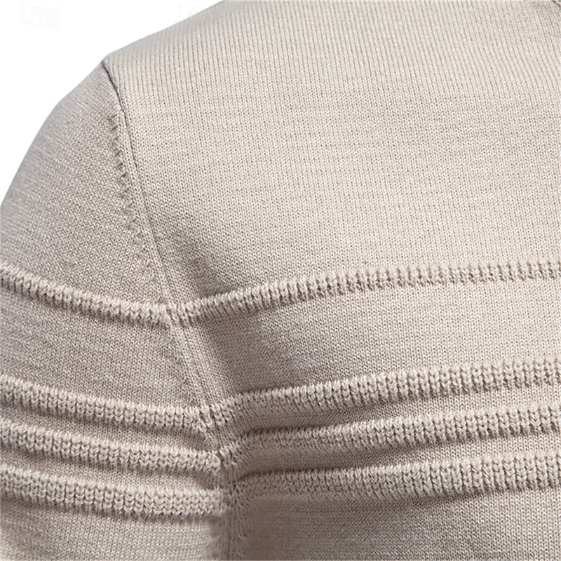 Men’s Crewneck Sweater Textured Design for Comfortable Everyday Wear 3