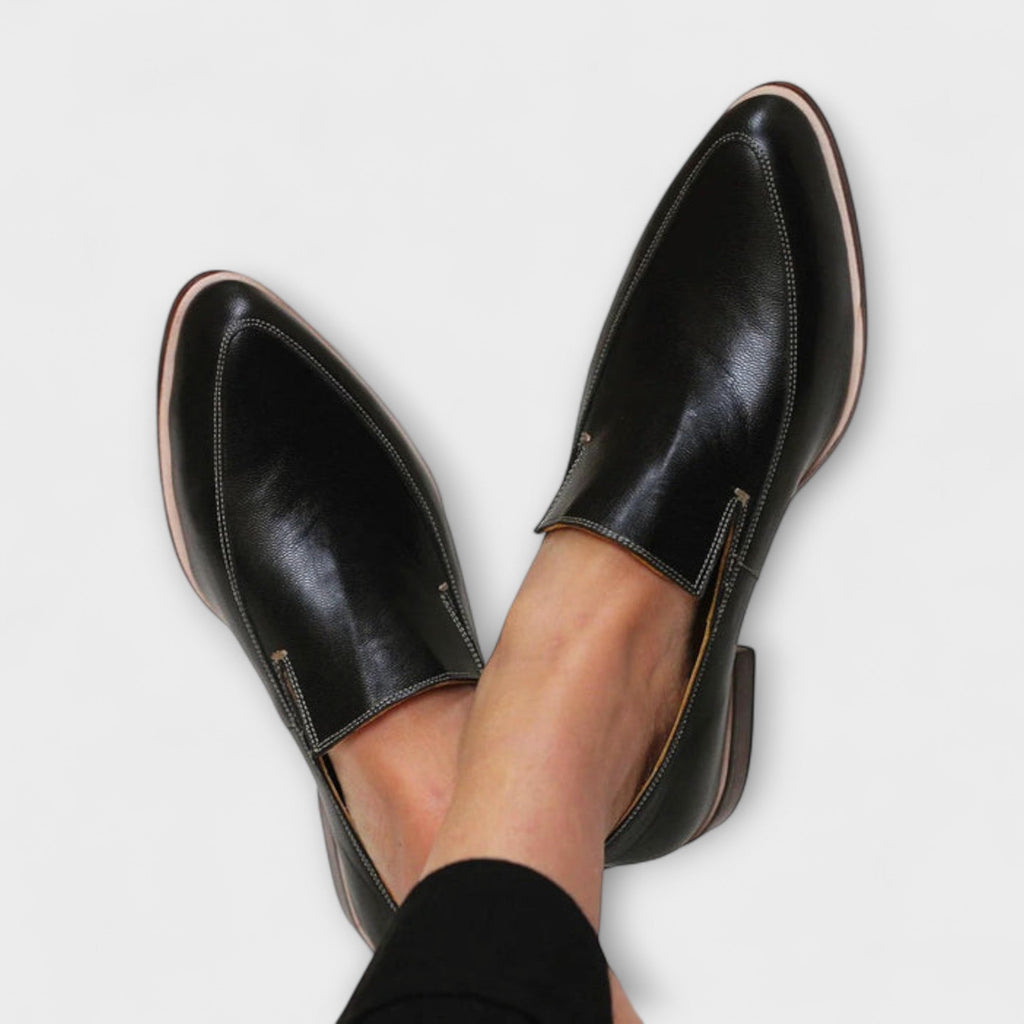 Men’s Elegant Loafers Brown Versatile Comfort Design 0