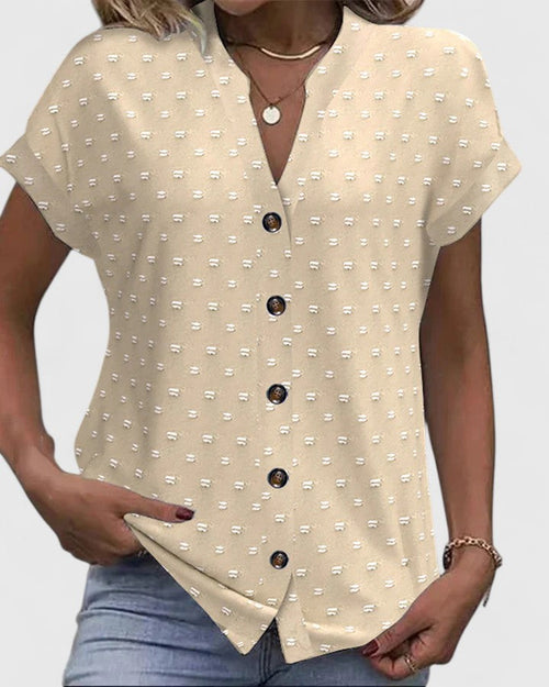 Men's Lightweight V-Neck T-Shirt Comfortable Casual Style 1
