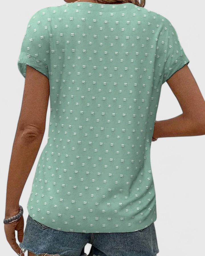 Men's Lightweight V-Neck T-Shirt Comfortable Casual Style 4