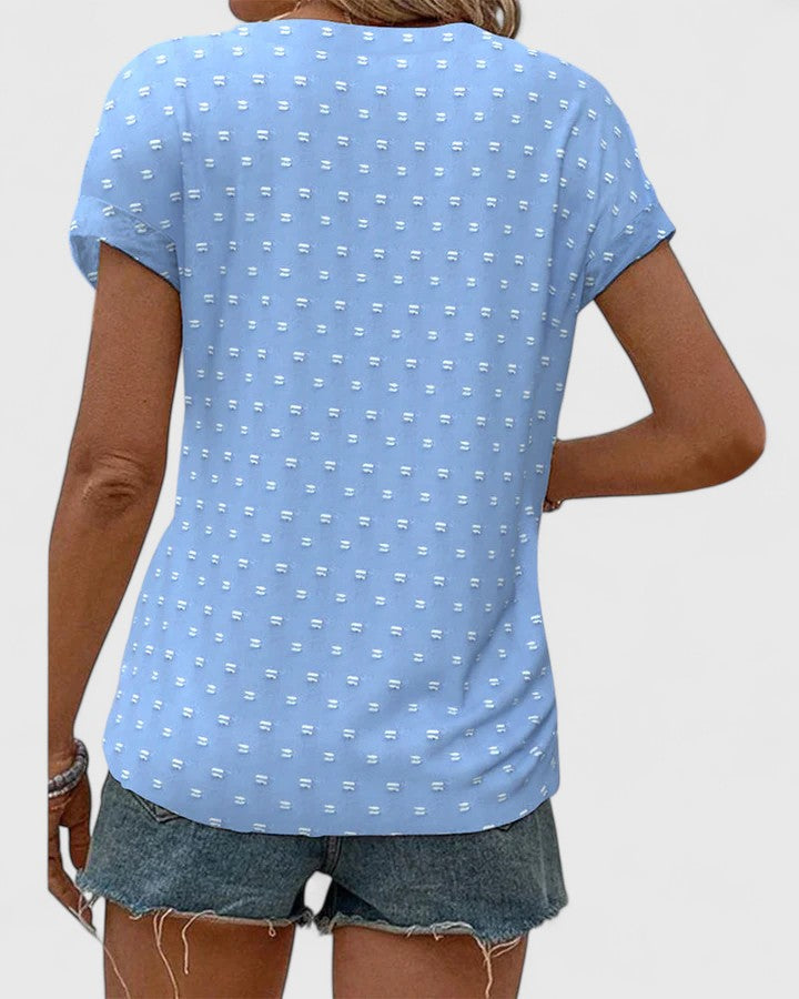 Men's Lightweight V-Neck T-Shirt Comfortable Casual Style 5
