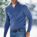 Men’s Quarter-Zip Sweater Soft Knit Fabric Comfortable Fit 0