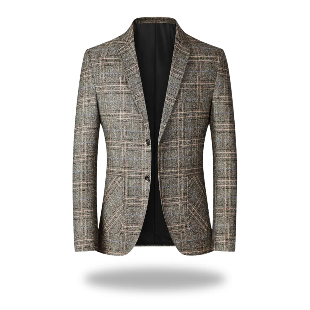 Men's Tailored Blazer Modern Fit Classic Style 0