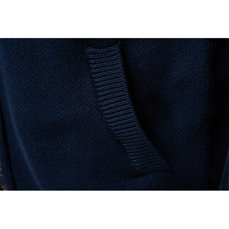 Men’s Zip-Up Cardigan Classic Fair Isle Design for Winter 6