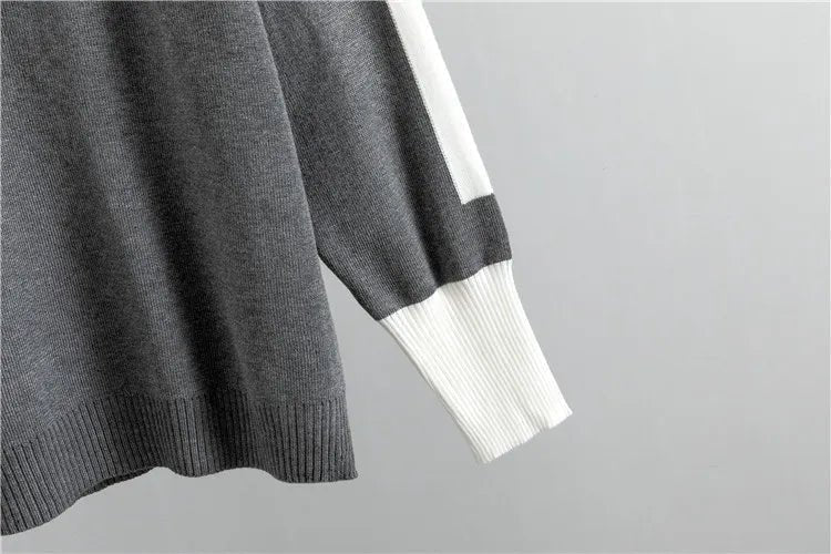 Plus Size Women's Tracksuit Set Cozy Sweater and Jogger Outfit 3