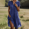 Women’s A-Line Summer Dress Soft Sculpted Silhouette 0
