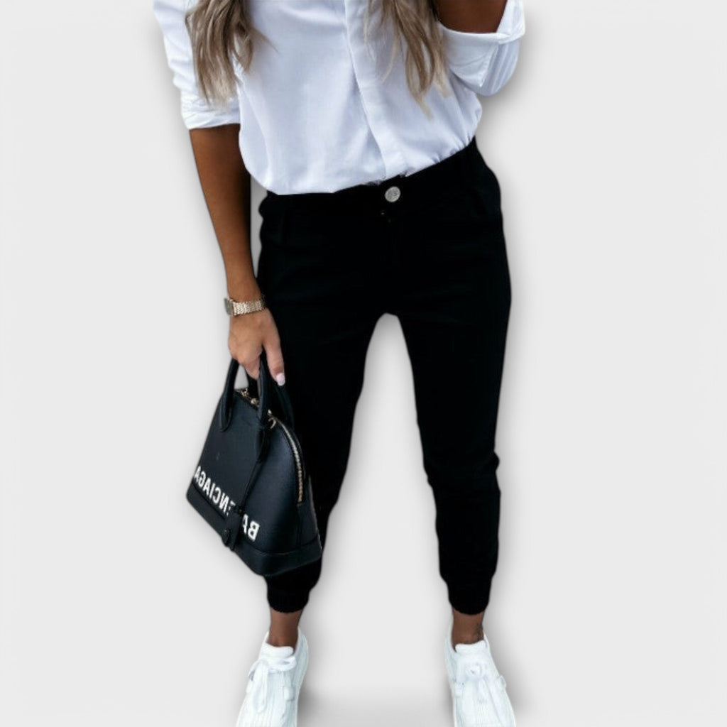 Women’s Ankle-Length Stretch Pants Comfortable Fit Stylish Design 5