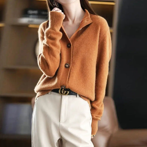 Women’s Asymmetrical Cardigan Soft Plush Fabric Design 0