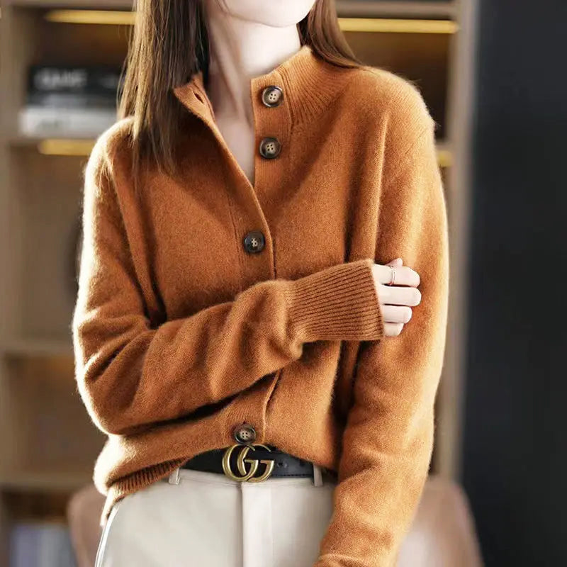 Women’s Asymmetrical Cardigan Soft Plush Fabric Design 5