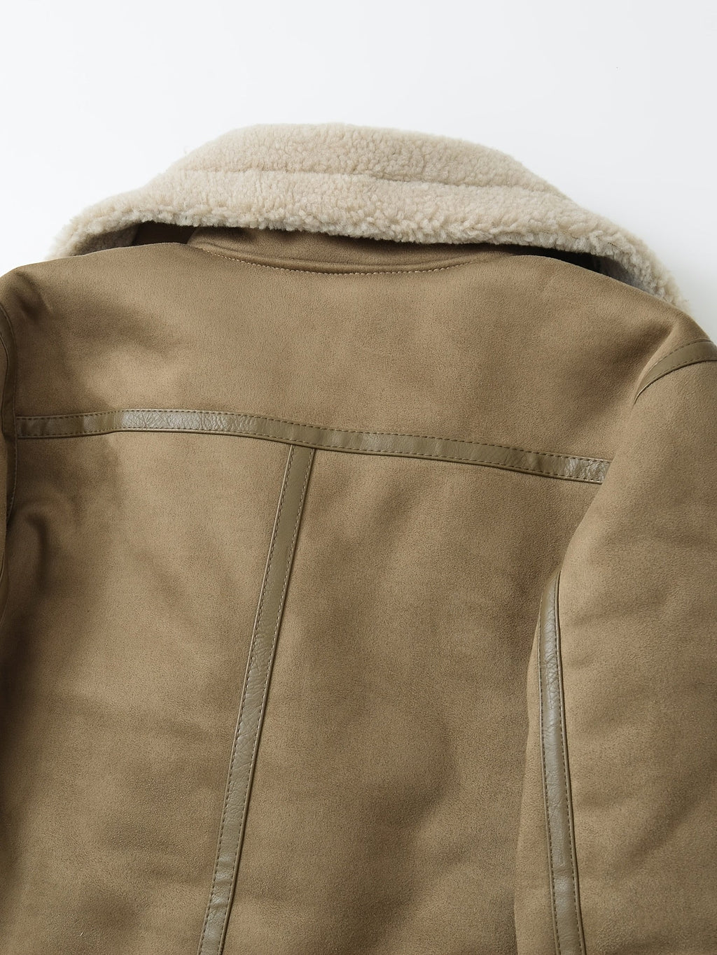 Women’s Aviator Jacket Classic Warm Design with Belted Waist 5