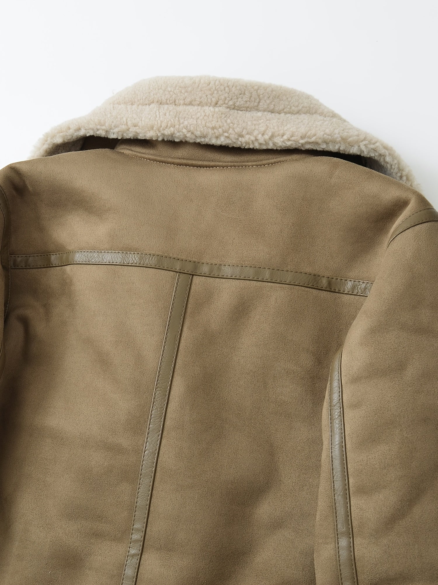 Women’s Aviator Jacket Classic Warm Design with Belted Waist 5