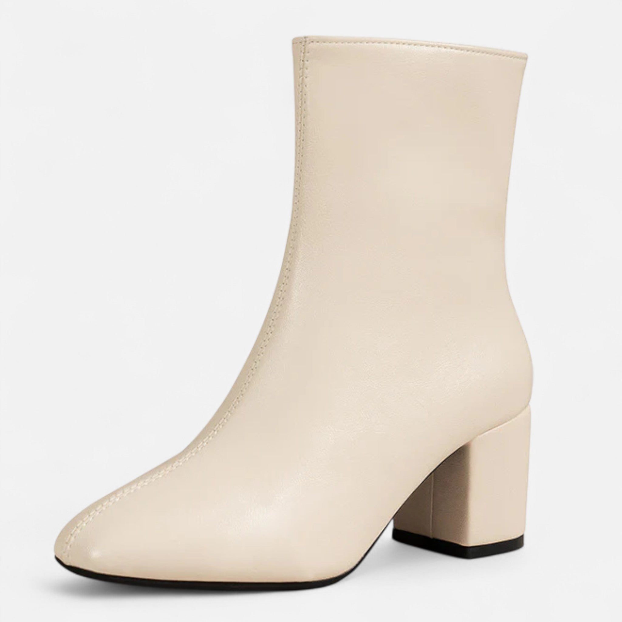 Women’s Black Ankle Boots Stylish Block Heel Design 3