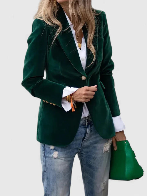 Women’s Black Blazer Tailored Elegant Versatile Style 1