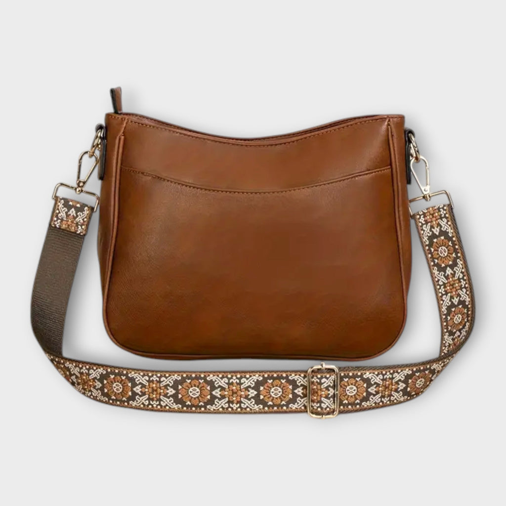 Women’s Black Crossbody Bag Chic Vegan Design 1