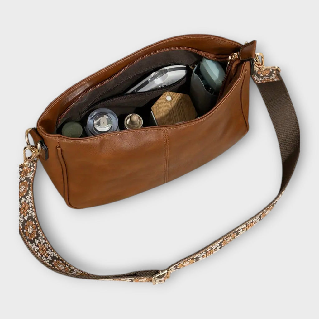 Women’s Black Crossbody Bag Chic Vegan Design 2