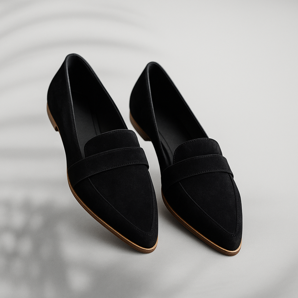 Women’s Black Loafers Sleek and Comfortable Everyday Style 0