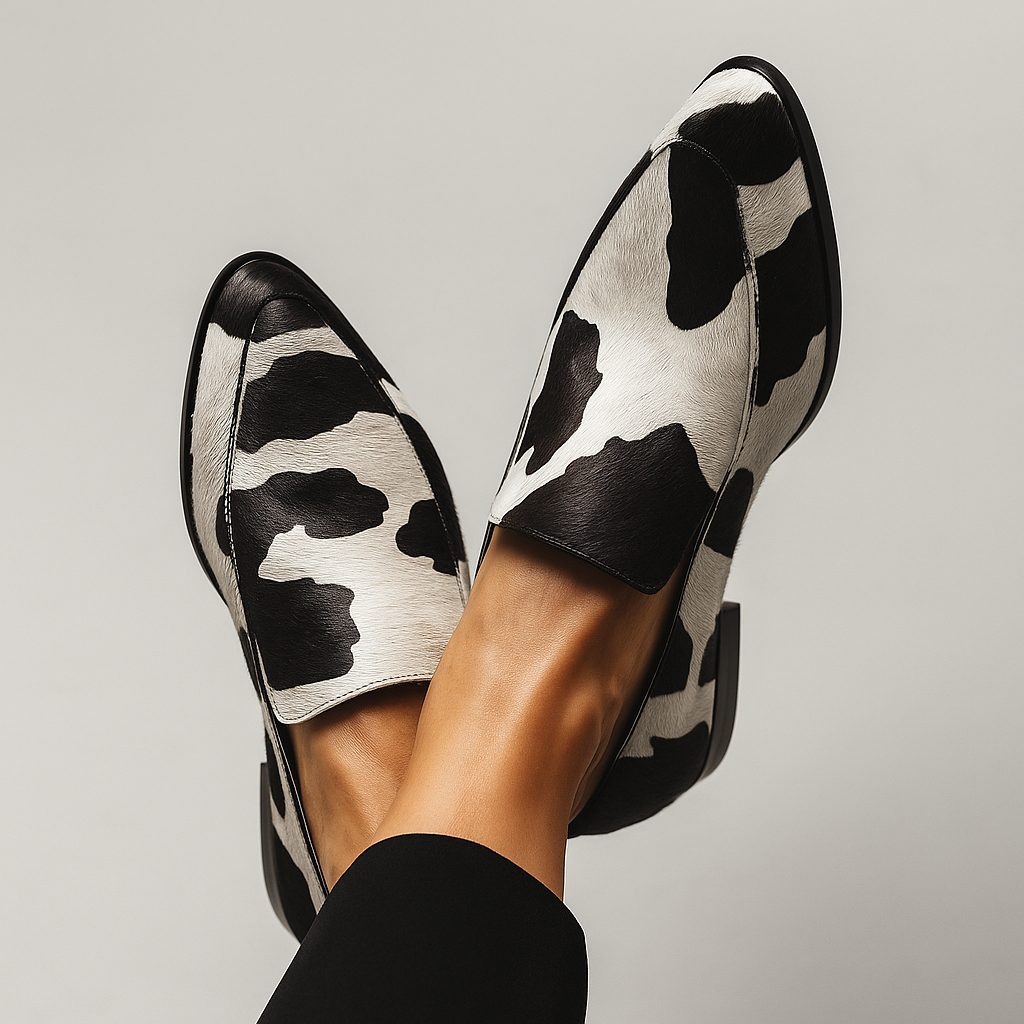 Women’s Black Loafers Stylish Slip-On Design for Effortless Elegance 0