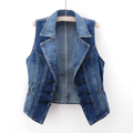 Women’s Black Long Vest Casual Open Front Layering Piece 0