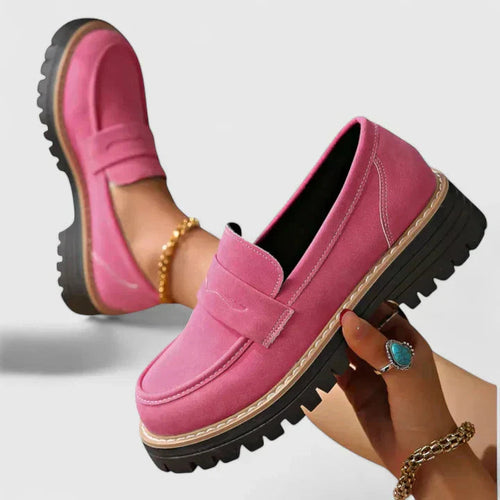Women’s Black Penny Loafers Classic Comfortable Design for Everyday Wear 1