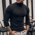 Women’s Black Turtleneck Long-Sleeve Refined Fit Top 0
