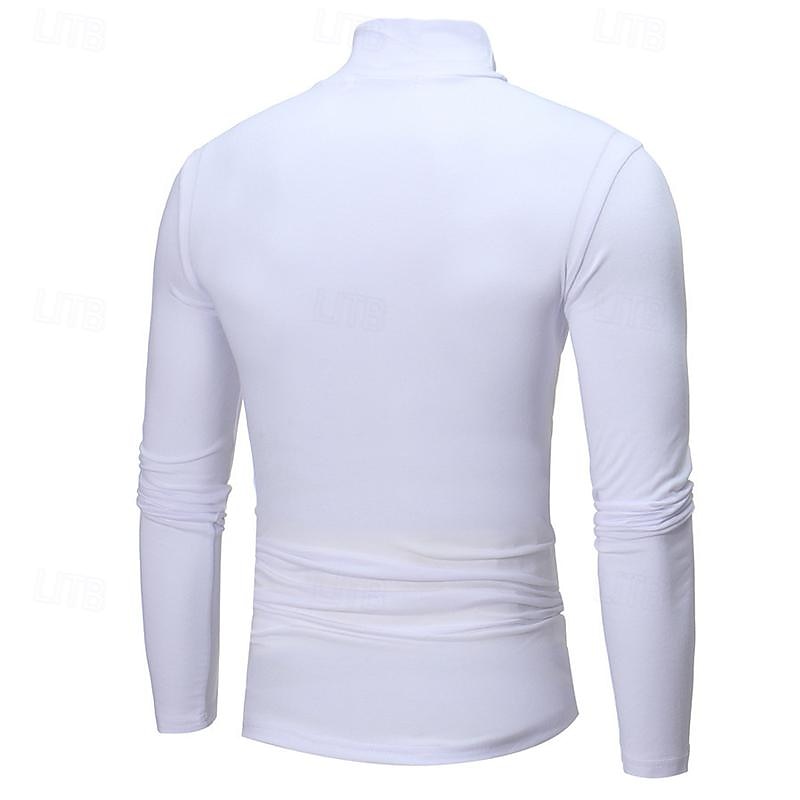 Women’s Black Turtleneck Long-Sleeve Refined Fit Top 7