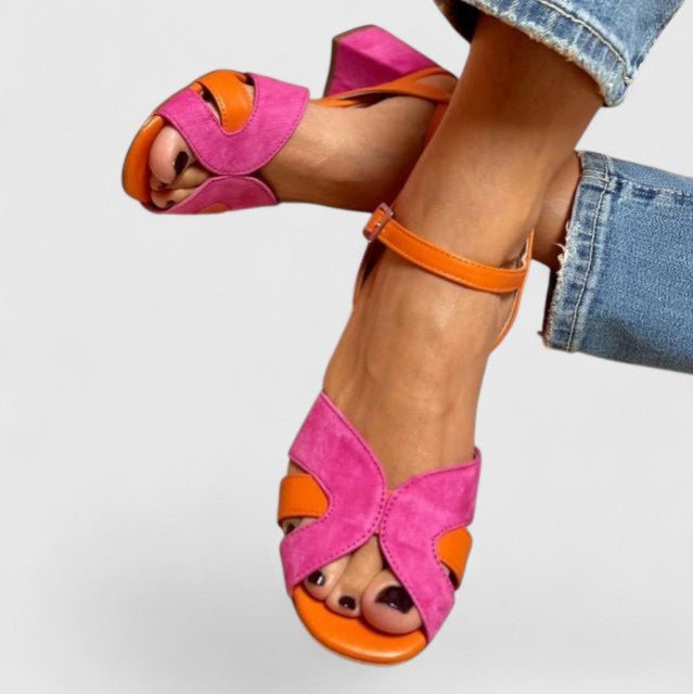 Women’s Block Heel Sandals Adjustable Ankle Strap Design 0