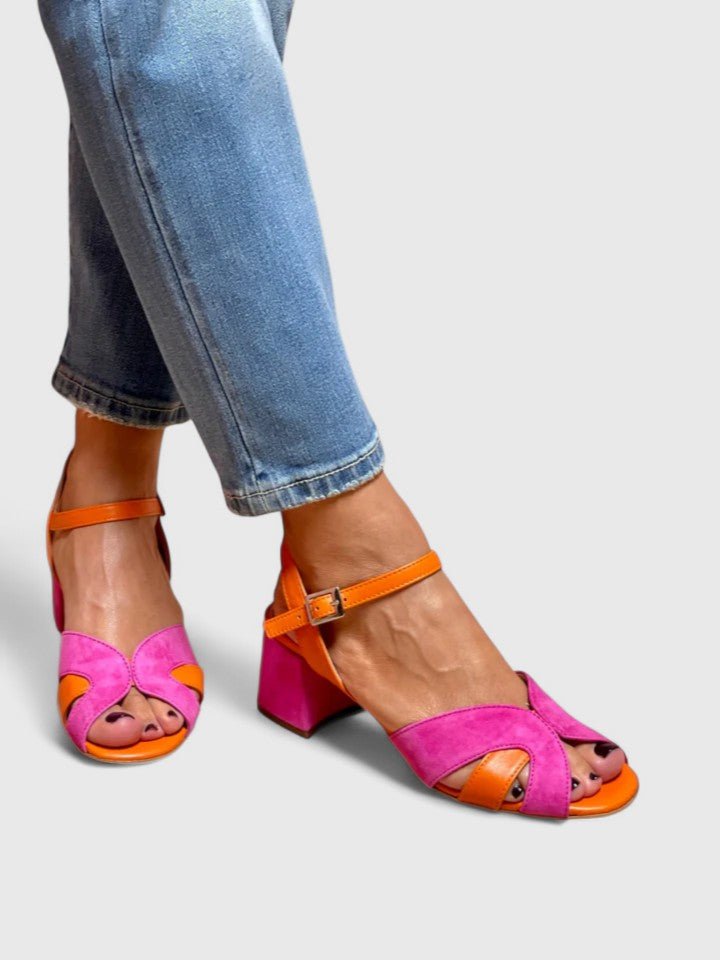 Women’s Block Heel Sandals Adjustable Ankle Strap Design 3