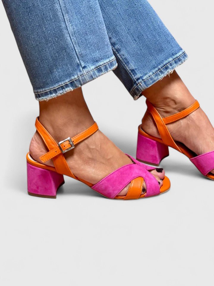 Women’s Block Heel Sandals Adjustable Ankle Strap Design 4