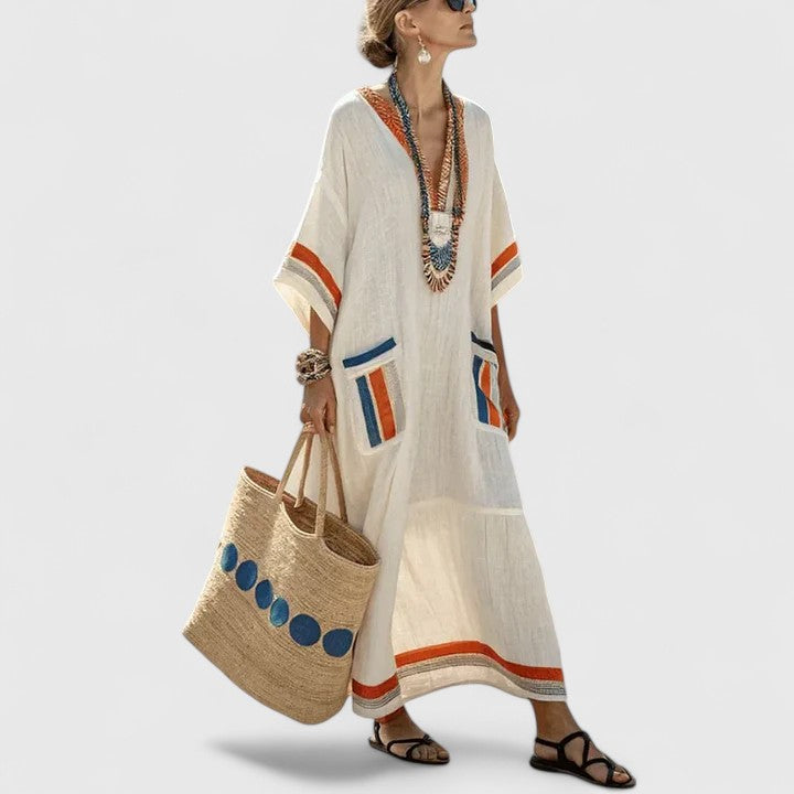 Women’s Bohemian Maxi Dress Airy Comfortable Summer Style 2