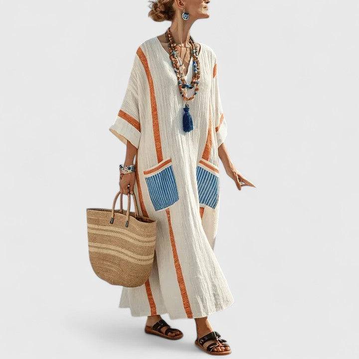 Women’s Bohemian Maxi Dress Airy Comfortable Summer Style 5