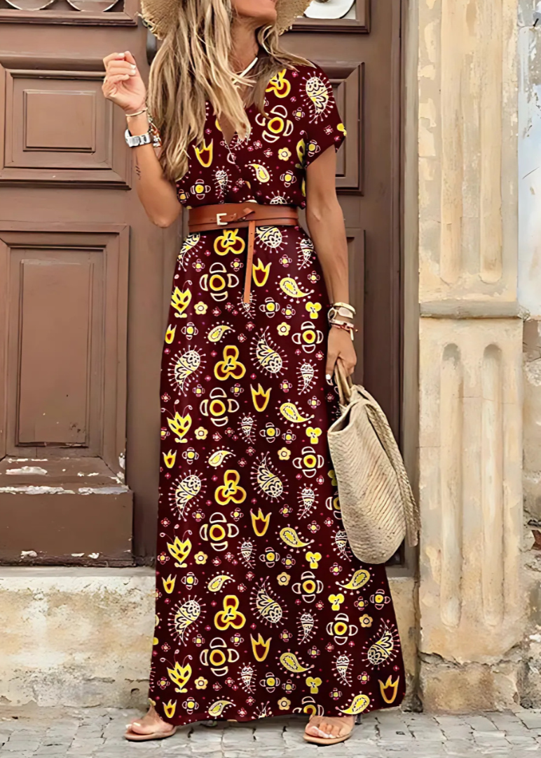 Women’s Bohemian Maxi Dress Lightweight Summer Elegance 3