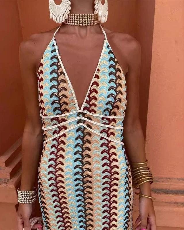 Women’s Boho Maxi Dress Elegant Summer Style 1