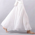 Women’s Boho Maxi Skirt High Waist Flowing Design 0