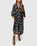 Women’s Boho Striped Maxi Dress Flowing Fit for Summer Style 0