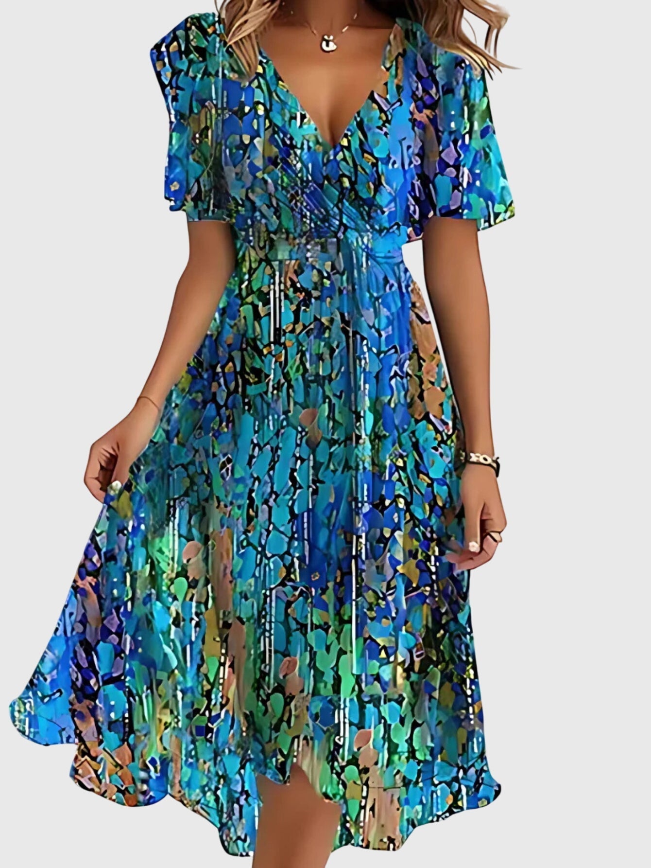 Women’s Boho Summer Dress Relaxed Fit with Stylish Cover 4