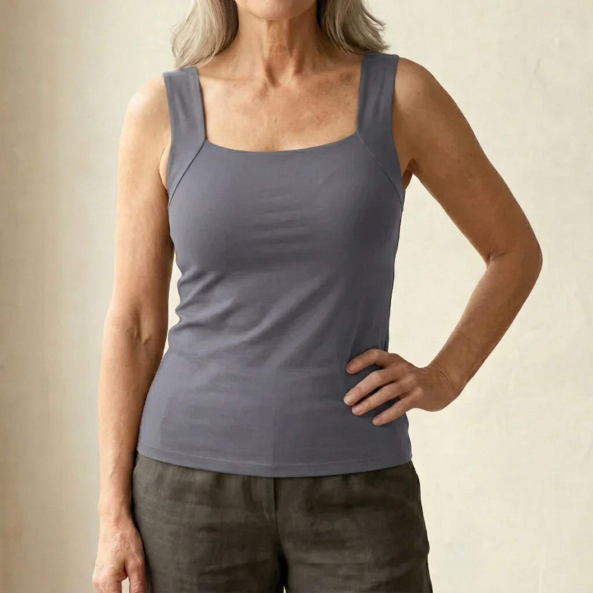 Women’s Bra Tanktop with Built-In Support Comfortable Fit 11
