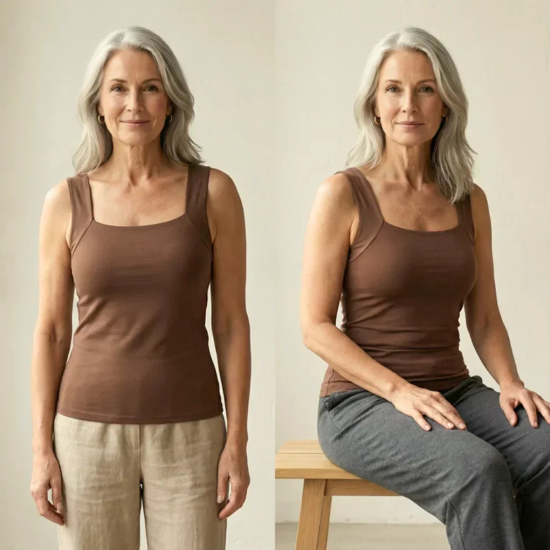 Women’s Bra Tanktop with Built-In Support Comfortable Fit 6