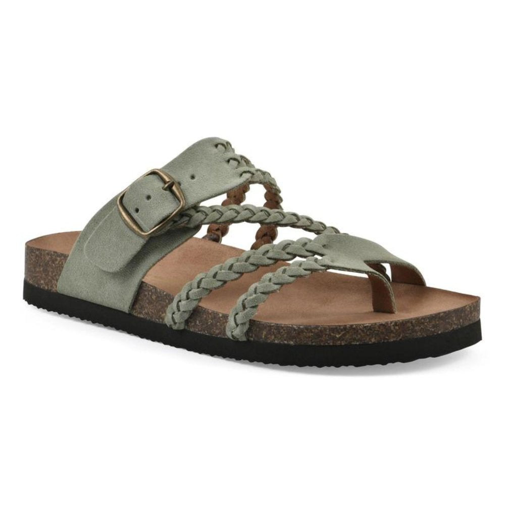 Women’s Braided Strap Sandals Comfortable Cork Sole Design 0