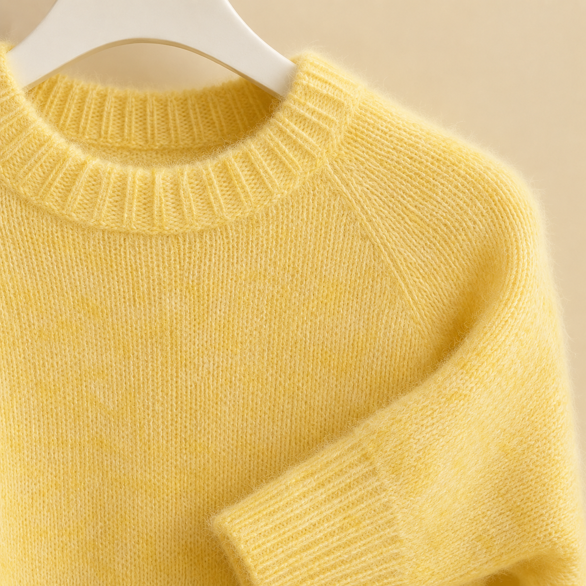 Women’s Brushed Knit Sweater Relaxed Raglan Style 1