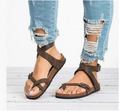Women’s Casual Flat Strap Sandals Comfortable Spring Style 0