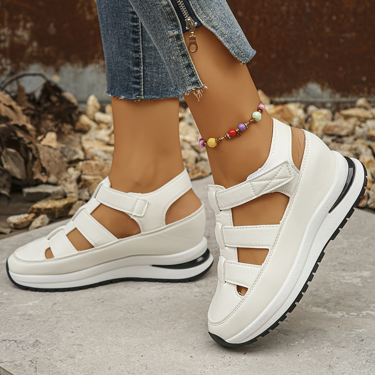 Women’s Casual Platform Sandals Soft Footbed Summer Style 2