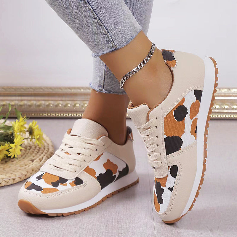 Women’s Casual Sneakers Stylish Leopard Print Design 2