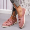Women’s Casual Suede Loafers Comfortable Slip-On Design 0