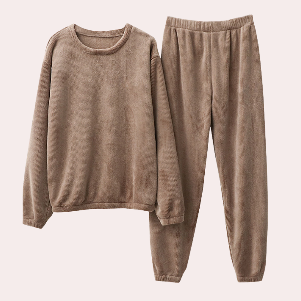Women’s Casual Two-Piece Lounge Set Soft Fleece Comfort 0